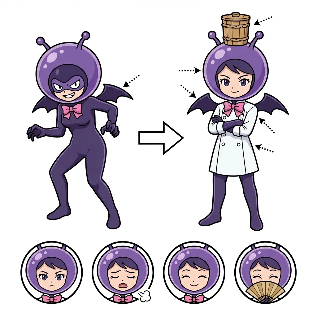 ハッコウマン キャラクターシート