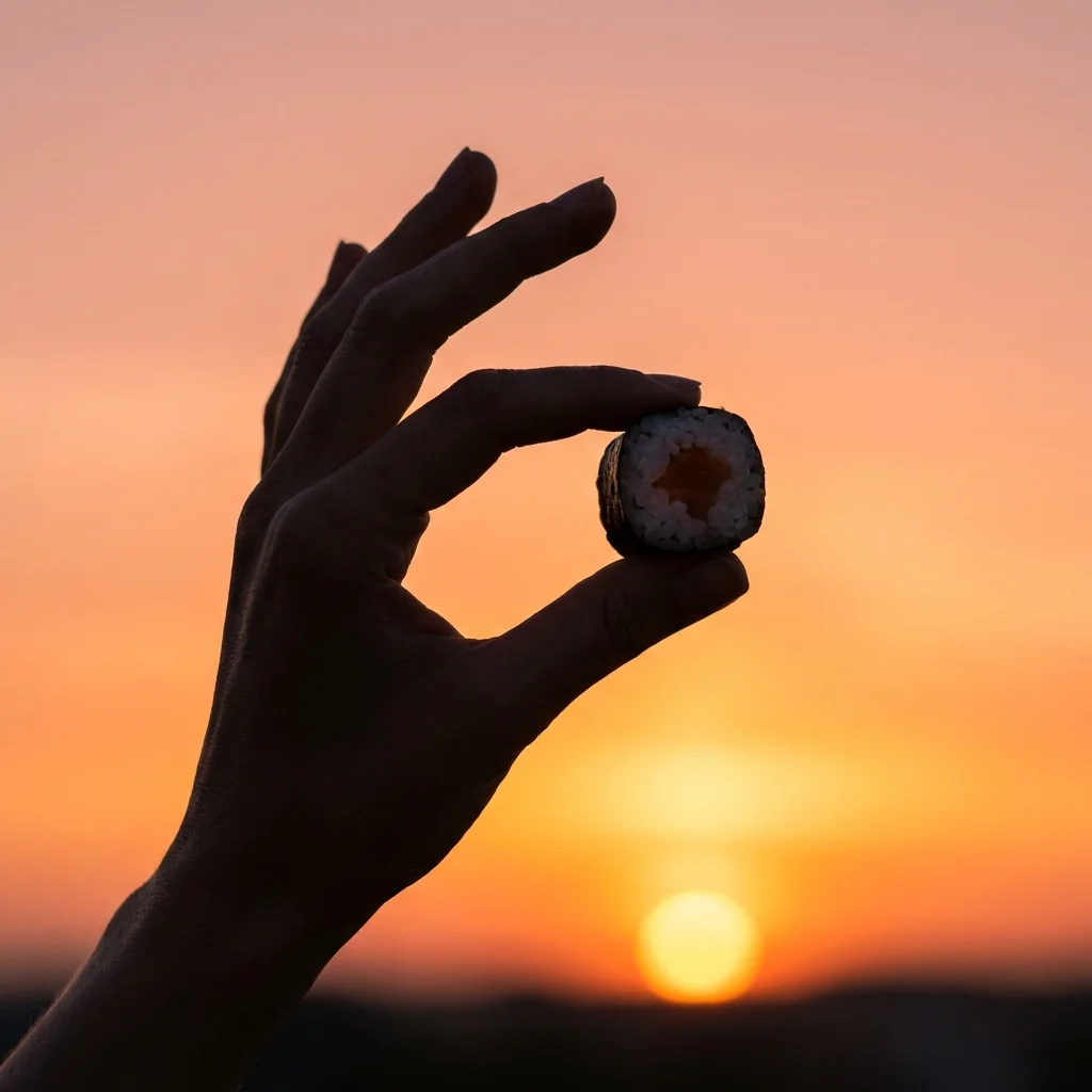 夕焼けに透かして #1