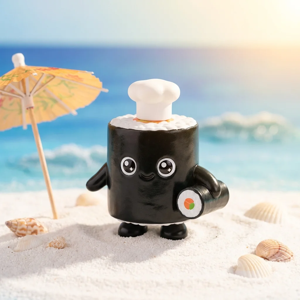 夏の、ビーチへ