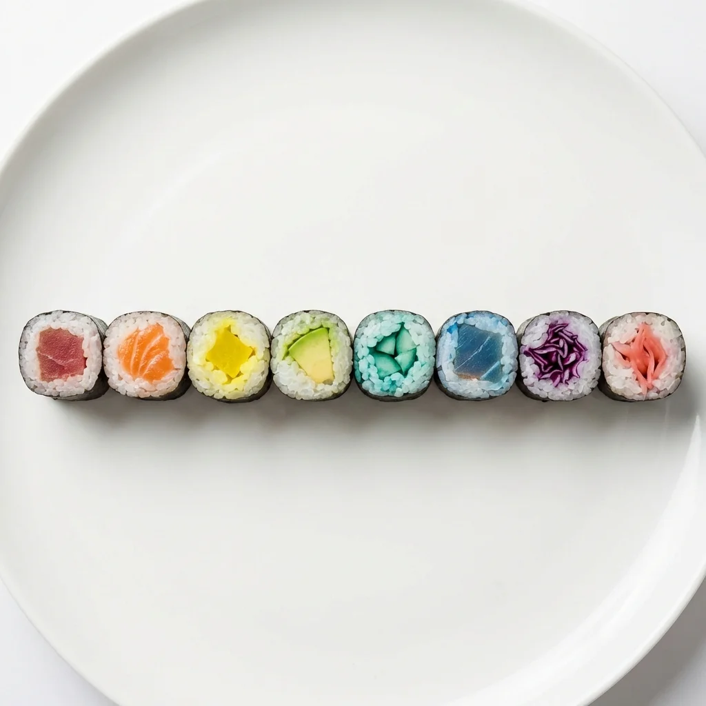 断面レインボー